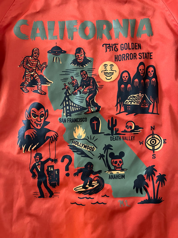 THE GOLDEN HORROR STATE WINDBREAKER JACKET