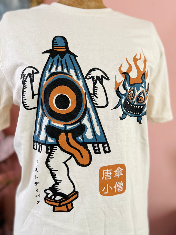 *UNISEX UMBRELLA YOKAI TEE *NATURAL