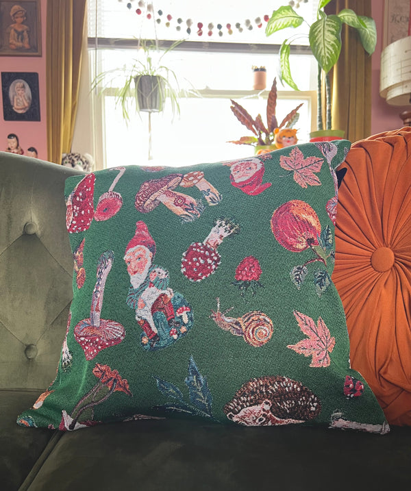 NATHALIE LETE MUSHROOM PILLOW COVER *GREEN