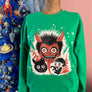 UNISEX KRAMPUS SWEATSHIRTS *GREEN