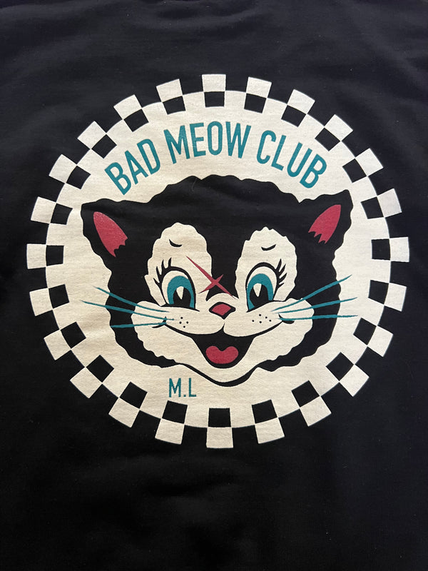 *UNISEX* BAD MEOW CLUB SWEATSHIRTS *BLACK