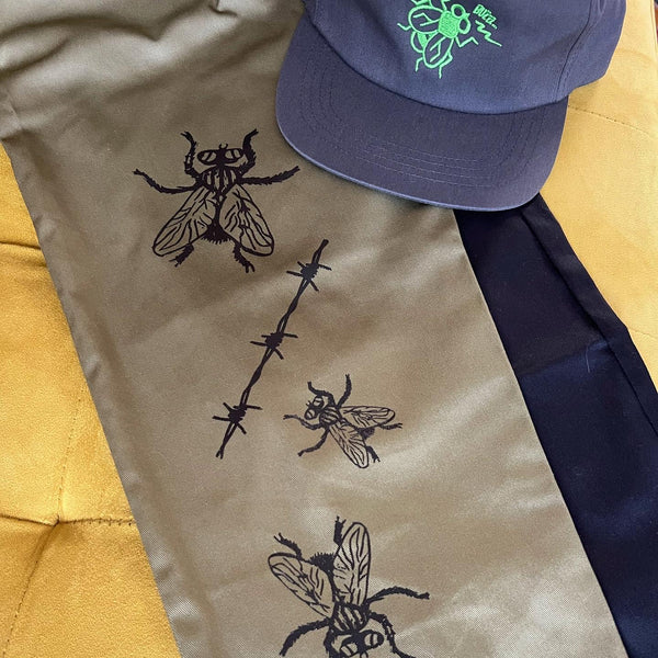 UNISEX FLIES WORK PANTS *OLIVE/BLACK