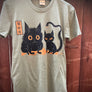 *UNISEX CAT MONSTERS TEE *OLIVE