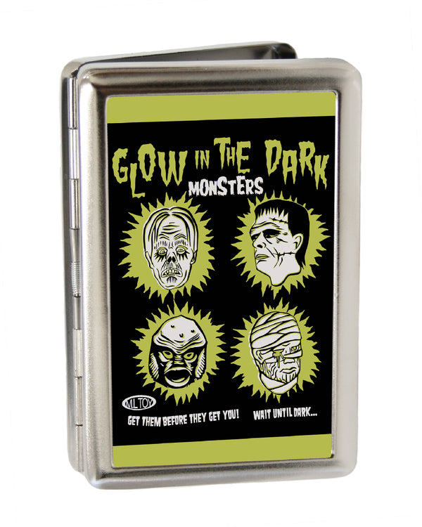 GLOW IN THE DARK MONSTERS CARD CASE
