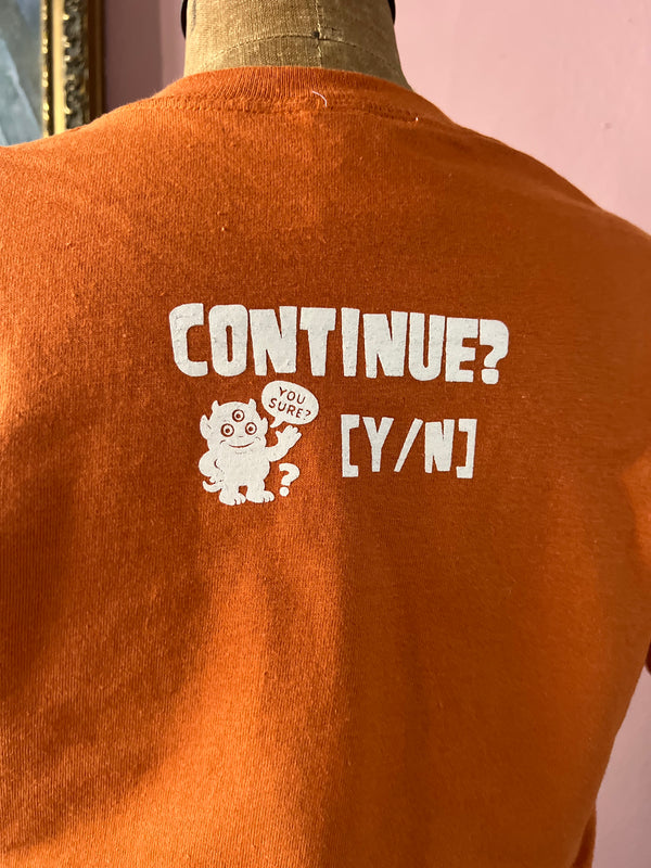 *UNISEX EARTH MISSION TEE *TEXAS ORANGE