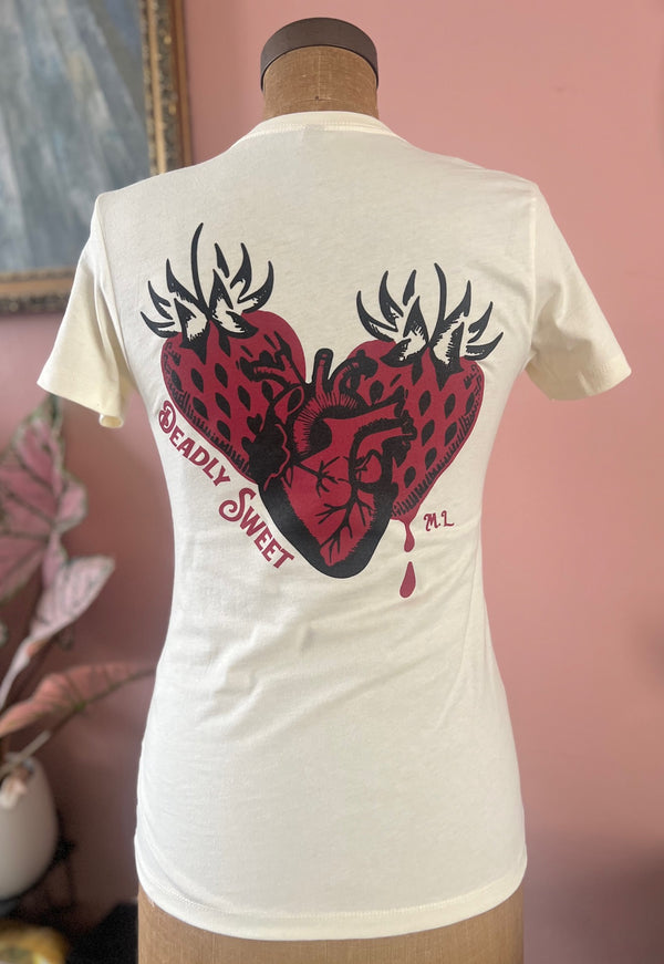 DEADLY SWEET TEE *NATURAL