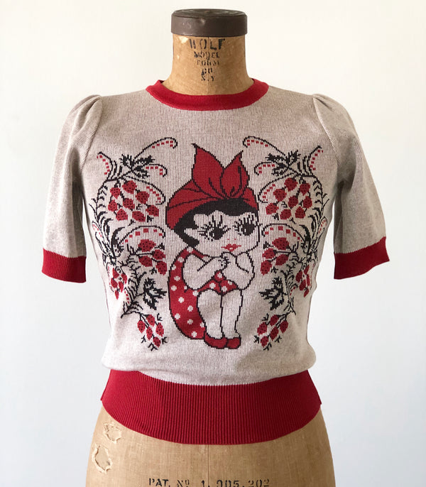 SPLASH ME DOLL TIGHT FITTED SWEATER