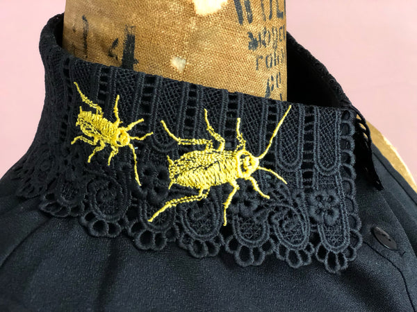 "GOLDEN ROACH" DETACHABLE COLLAR *BLACK