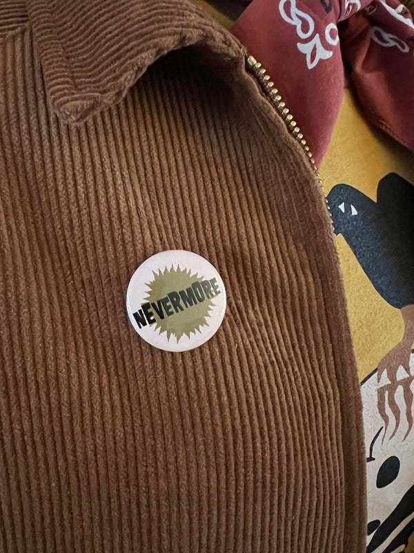 NEVERMORE UNISEX CORDUROY WORK JACKET *BROWN