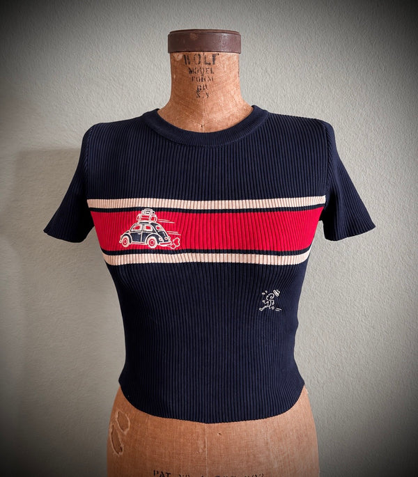 LITTLE RUNAWAY RIB KNIT *DARK NAVY