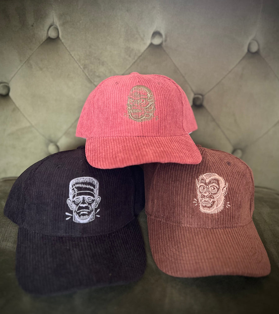 MONSTER HEADS CORDUROY CAP