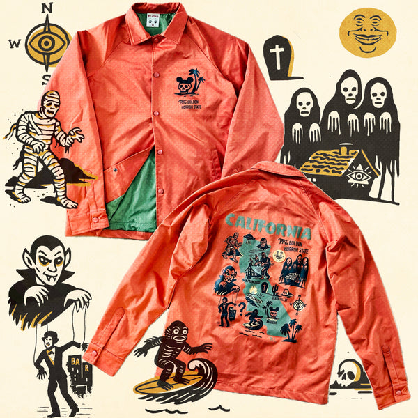 THE GOLDEN HORROR STATE WINDBREAKER JACKET