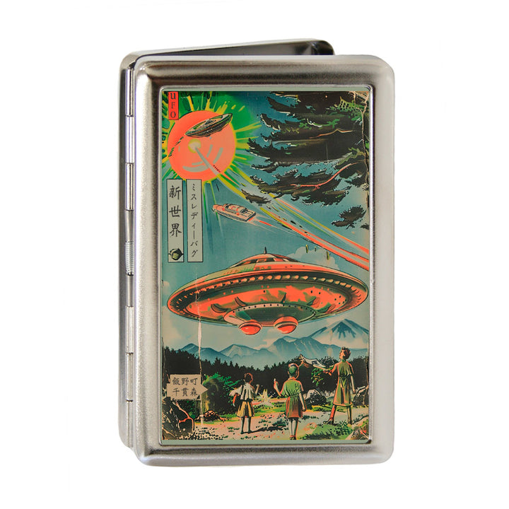 UFO IN THE JAPANESE SKY CARD CASE