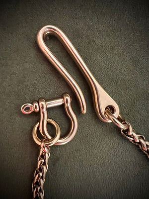 BRASS FISHHOOK CHAIN