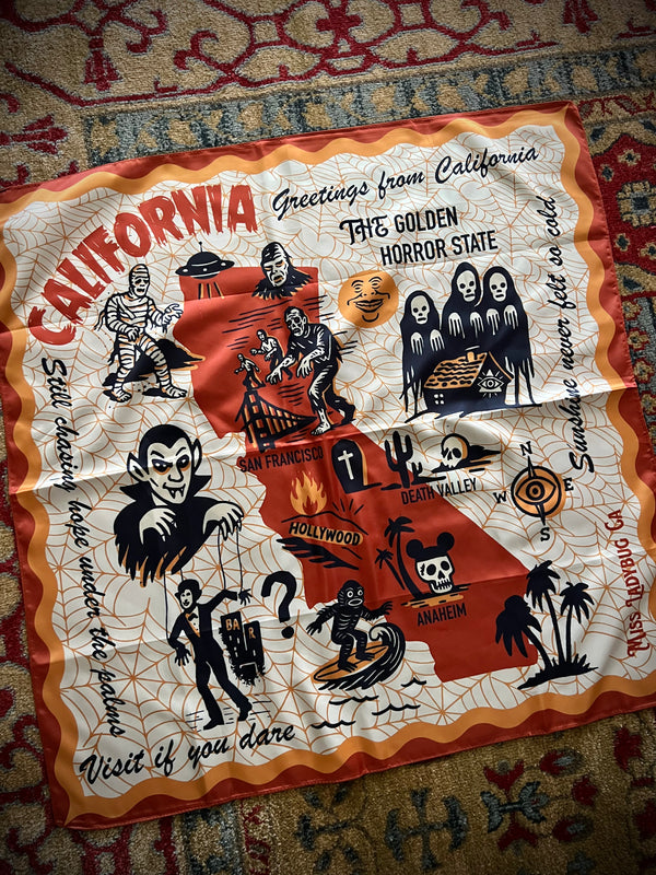 THE GOLDEN HORROR STATE SCARF