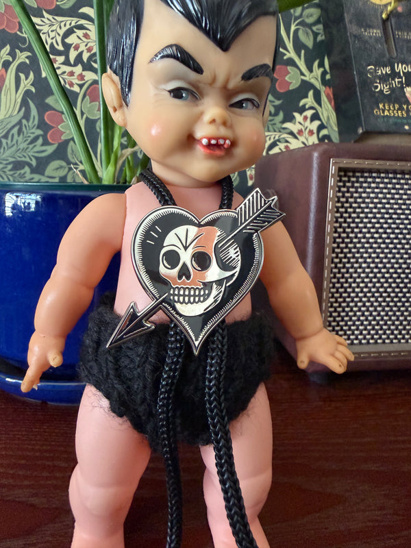 SKULL OF LOVE BOLO TIE