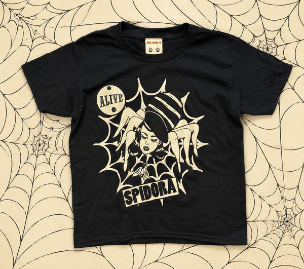 SPIDORA TEE *BLACK