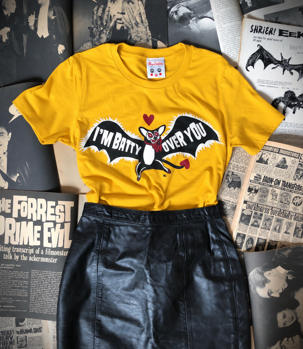 I’M BATTY OVER YOU TEE *YELLOW