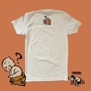 *UNISEX CHEESUS TEE *CREAM