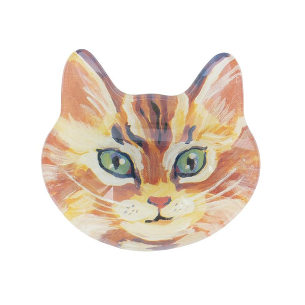 NATHALIE LETE CAT MINI TRAY *BROWN