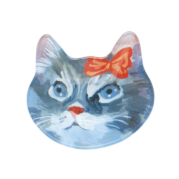 NATHALIE LETE CAT MINI TRAY *GRAY