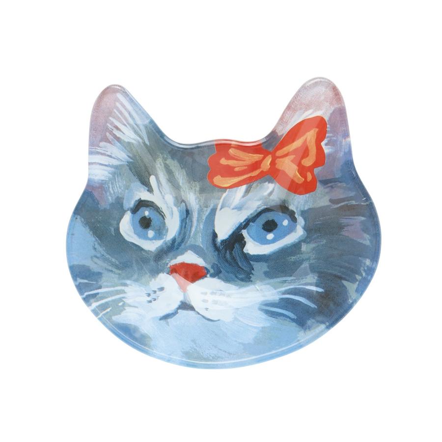 NATHALIE LETE CAT MINI TRAY *GRAY