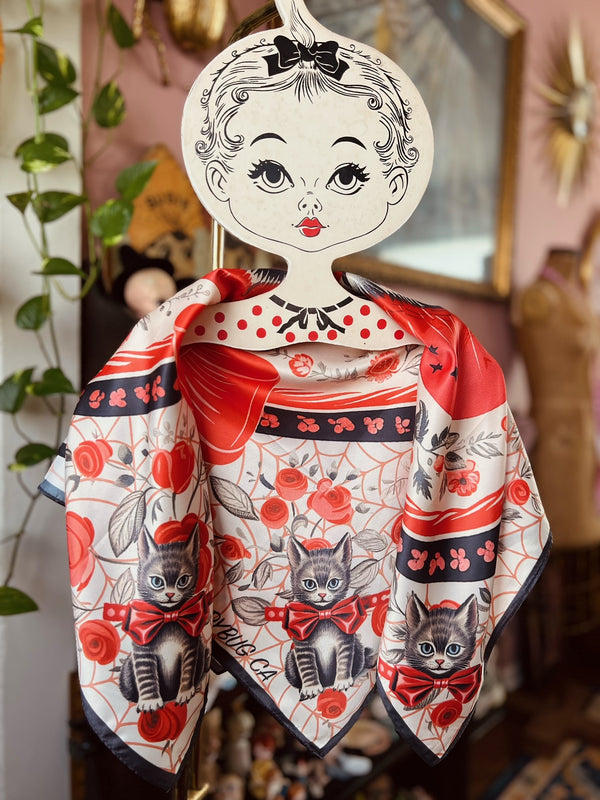 SWEETHEART CATS SCARF