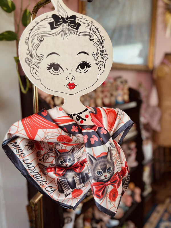 SWEETHEART CATS SCARF