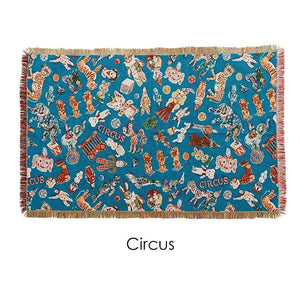 NATHALIE LETE CIRCUS BLANKET *BLUE