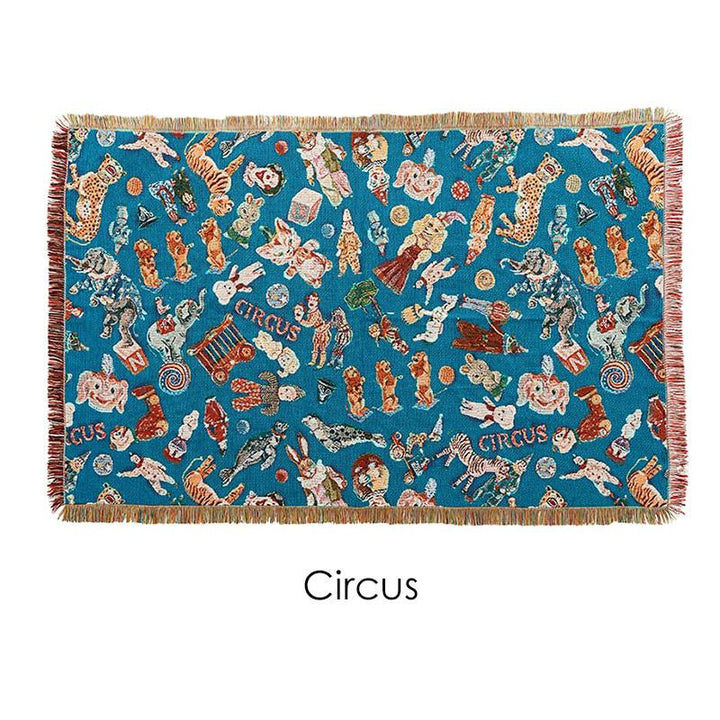 NATHALIE LETE CIRCUS BLANKET *BLUE