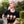 DOLL FACE FLOWERS TEE *BLACK