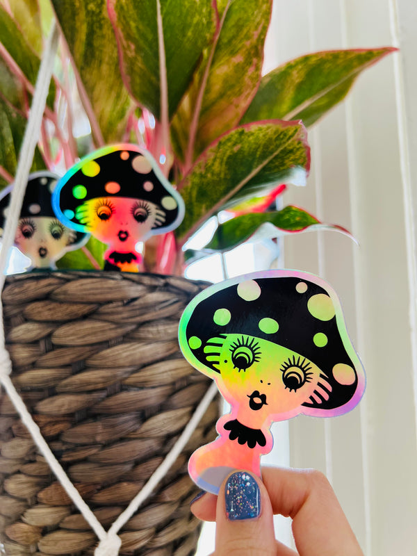 MUSH ROOM GIRL RAINBOW STICKERS