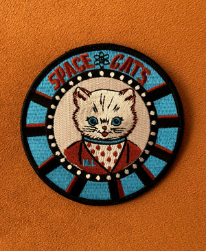SPACE CATS IRON ON PATCHES