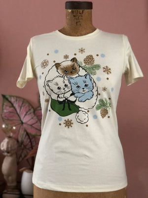 CAT WISHES TEE *IVORY