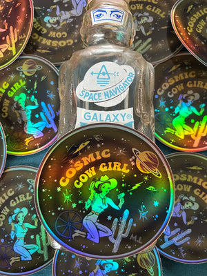 COSMIC COWGIRL HOLOGRAPHIC STICKERS