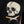 NO SMOKING SKULL CARDIGAN *BLACK